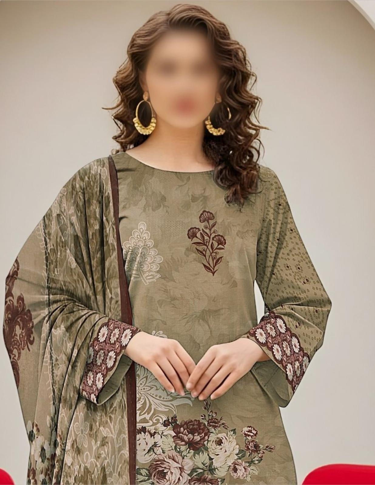 Premium Printed Lawn Summer Suit (Unstitched)