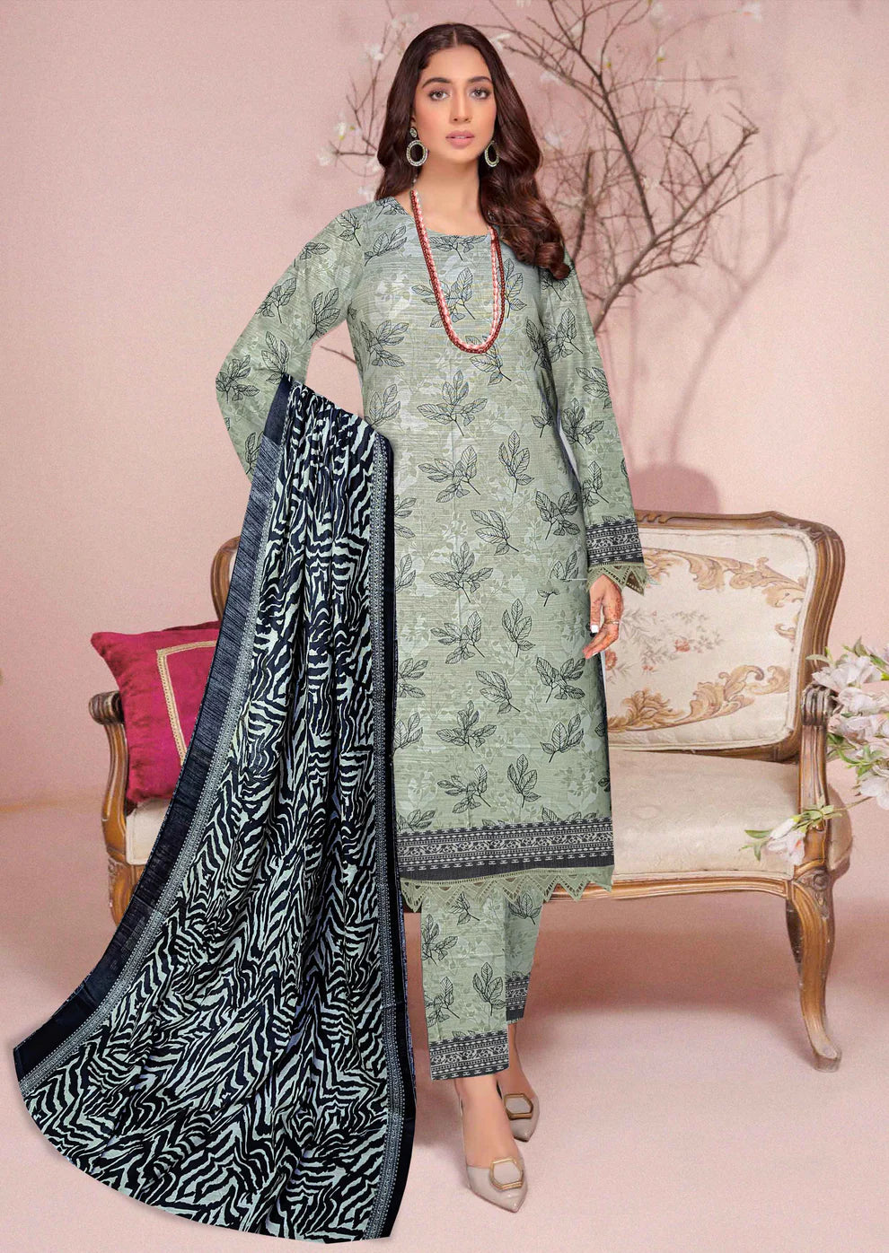 Women’s Winter Khadar 3 Piece Unstitched Dress