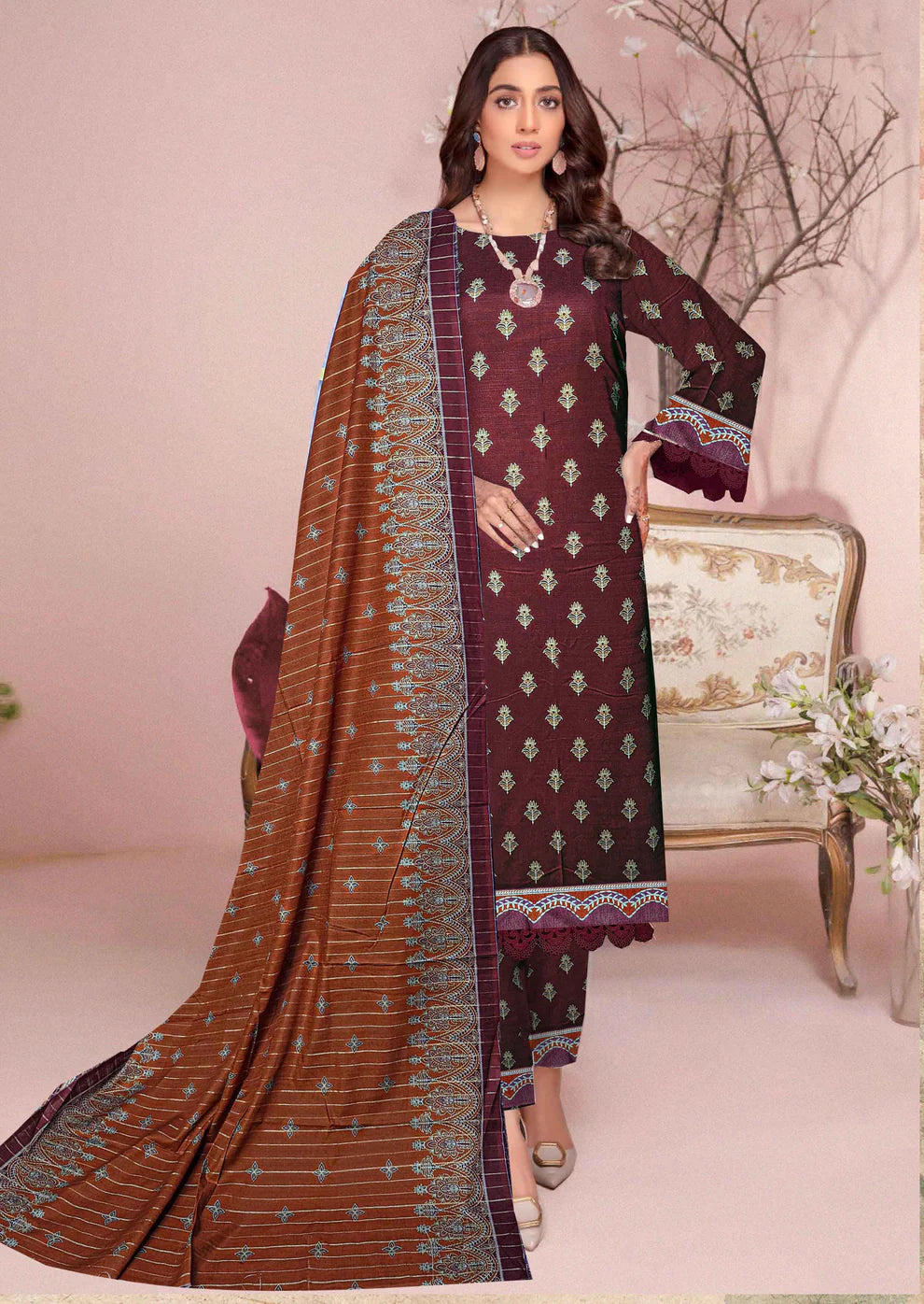 Trendy 3 Piece Khadar Unstitched Winter Collection