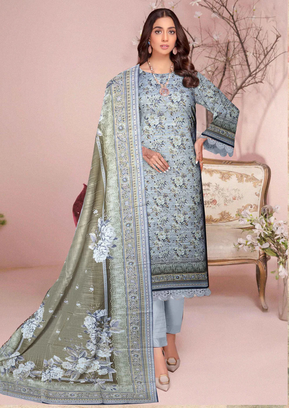 Warm & Comfortable Khadar 3 Piece Unstitched Suit