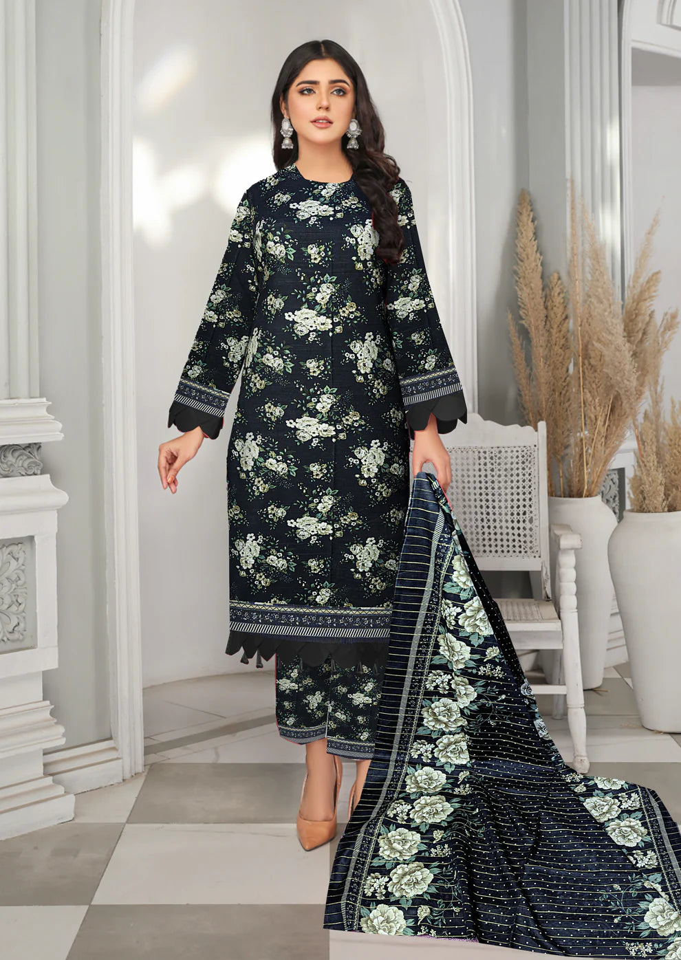3 Piece Unstitched Khadar Suit – Winter Collection