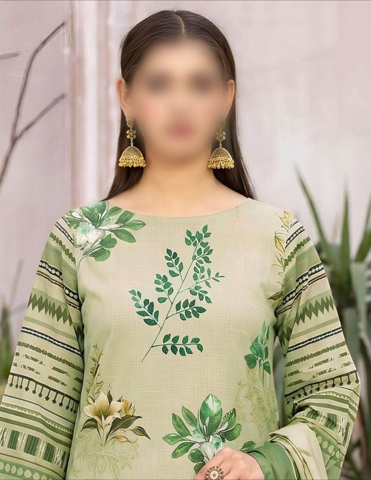 Soft Air Jet Lawn Summer Suit with Floral Print – Unstitched