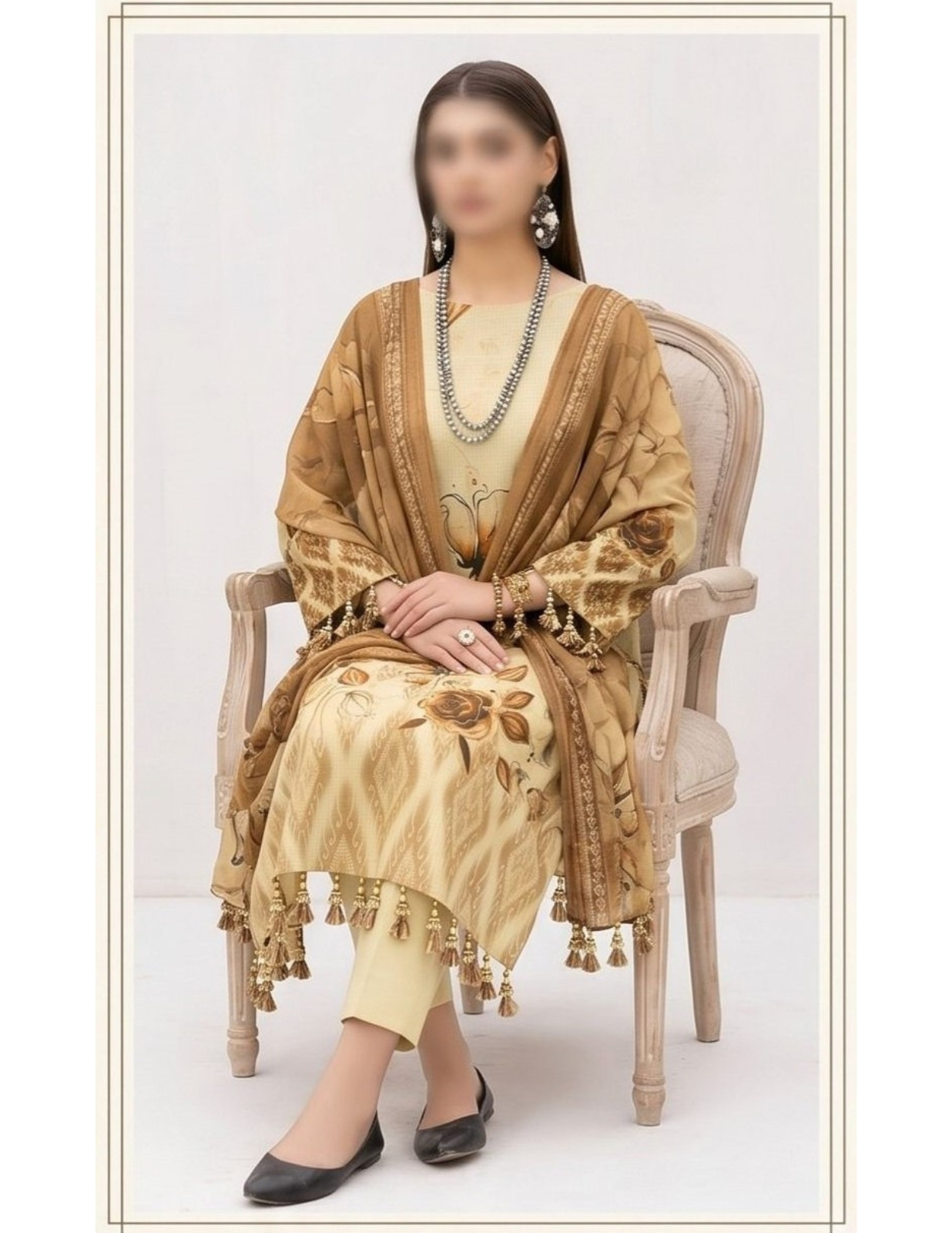 Women’s Printed Lawn Suit 3PC Summer Collection – Unstitched