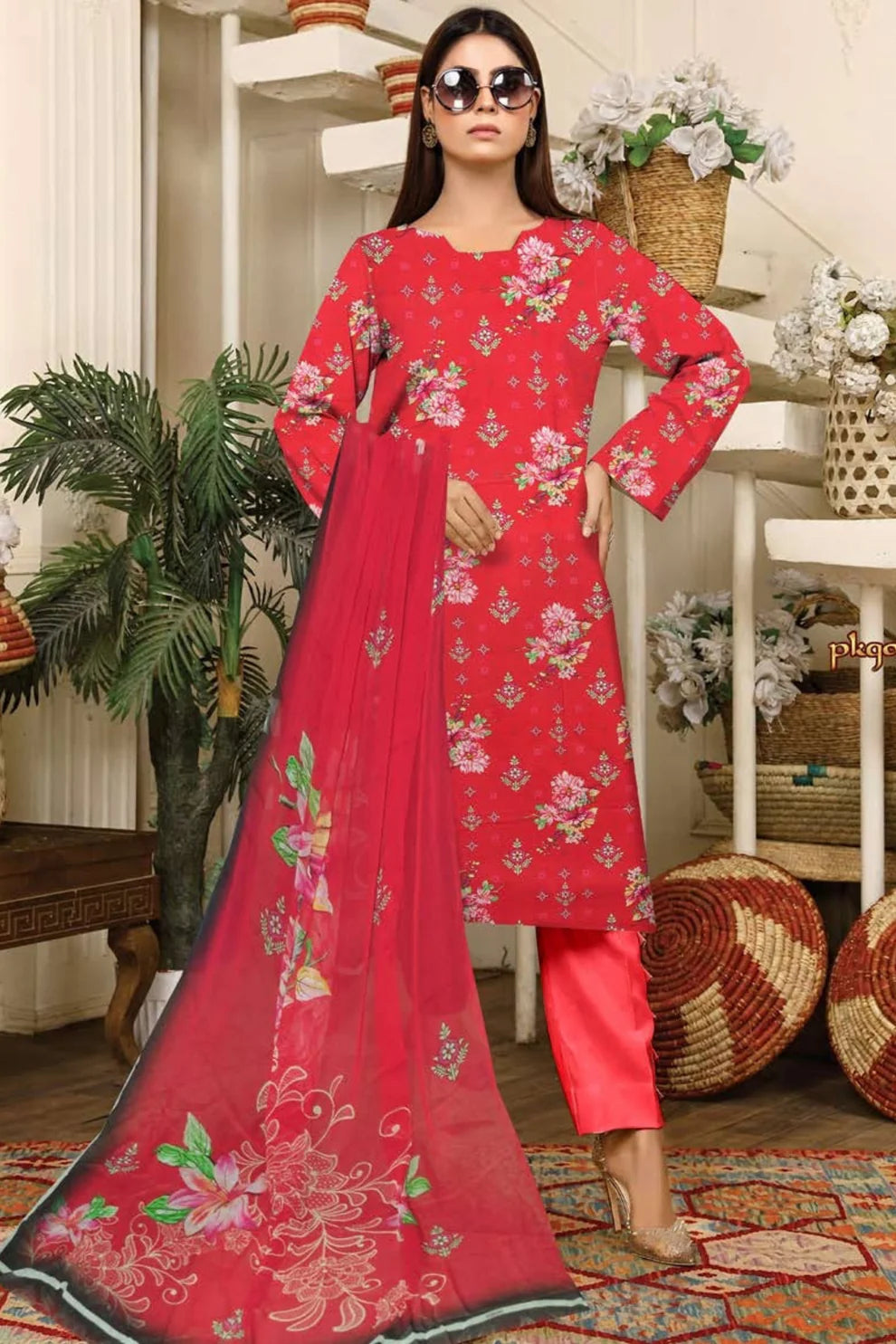 Classic 3 Piece Doria Viscose Unstitched Dress